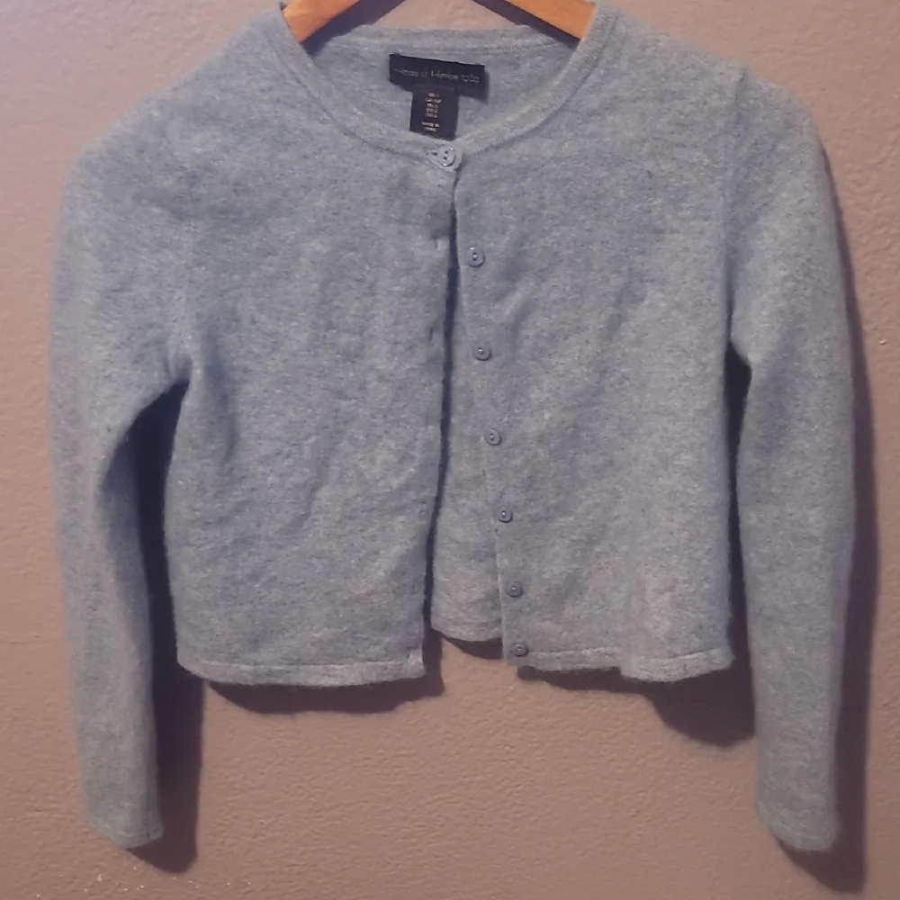 House of Harlow 1960 Light Blue Cardigan - Picture 3 of 6